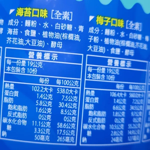 新北市農會真情食品館_合家-手工麻花捲(梅子)190g