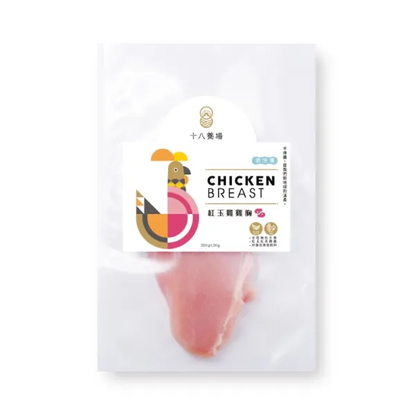 新北市農會真情食品館_紅玉雞雞胸肉(300g)★產銷履歷★