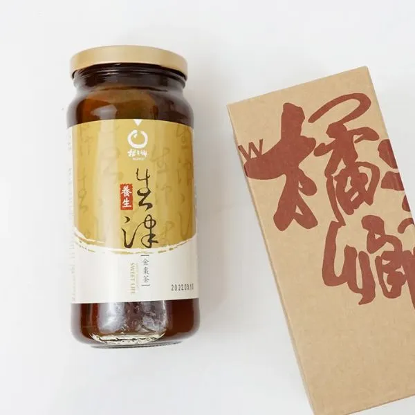 新北市農會真情食品館_橘之鄉-生津金棗茶(600gX3罐)