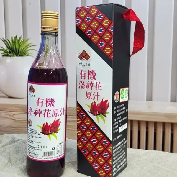 新北市農會真情食品館_【台東地區農會】有機洛神花原汁(800gX2罐)