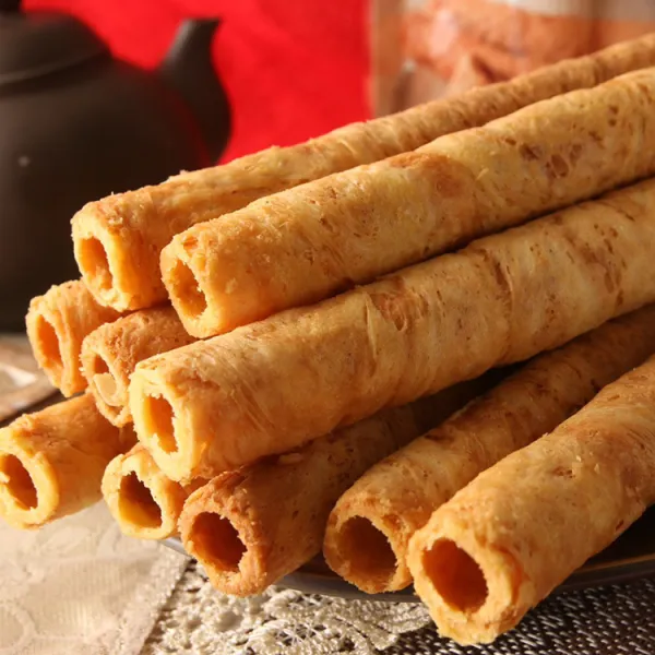 新北市農會真情食品館_(4包)貂蟬草本原味蛋捲235g