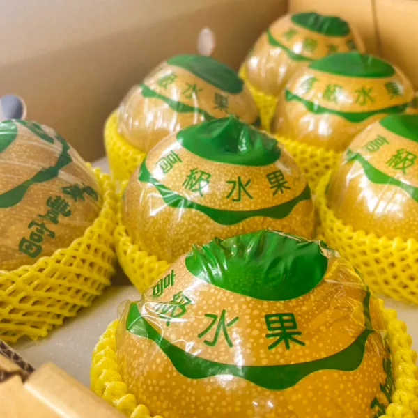 新北市農會真情食品館_卓蘭褚譽-豐水梨4斤(5粒裝)禮盒