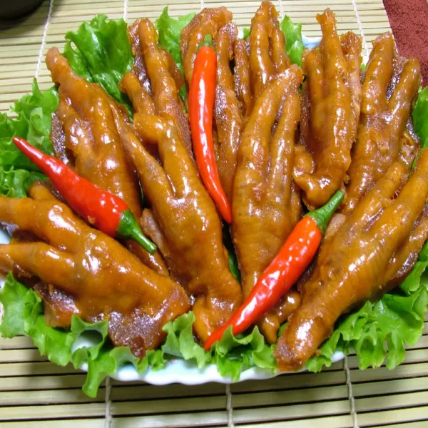 新北市農會真情食品館_辣味雞腳凍200g