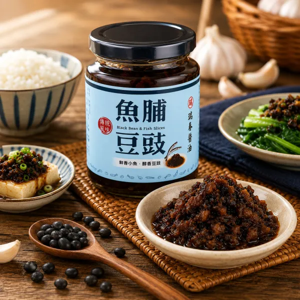 新北市農會真情食品館_瑞春-魚脯豆鼓270g