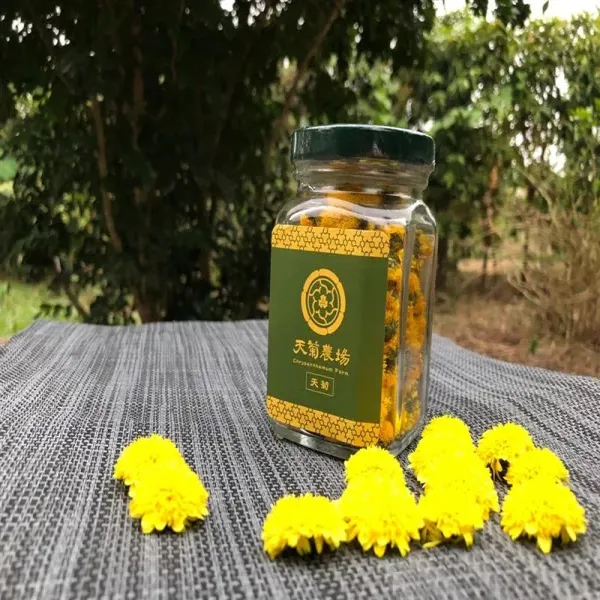 新北市農會真情食品館_天菊農場-杭菊(小罐) x3