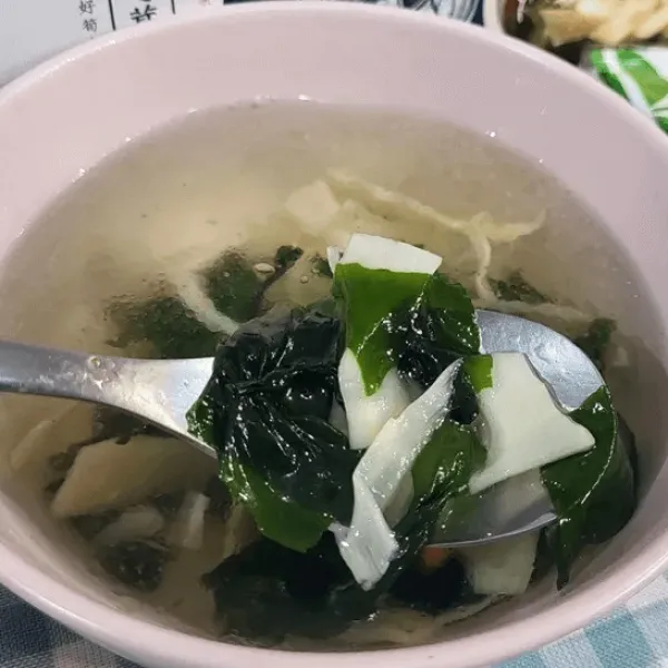 新北市農會真情食品館_筍友部落-鮮脆筍絲海帶芽湯