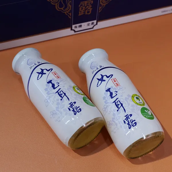 新北市農會真情食品館_有機如玉耳露-如玉五福禮盒(5瓶x2盒)