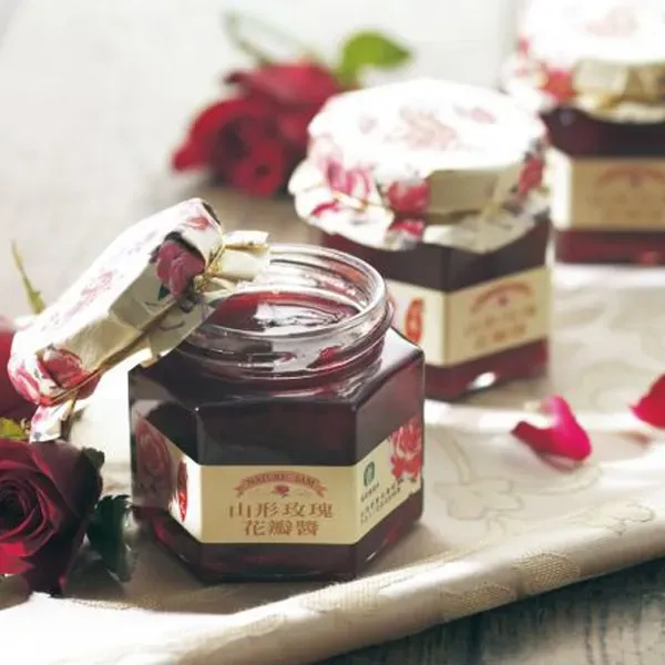 新北市農會真情食品館_山形花點心玫瑰花瓣醬禮盒(150g*2罐/盒)