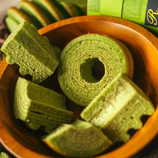 新北市農會真情食品館_宜蘭亞典-經典年輪蛋糕三重奏(原味+草莓+抹茶)(160gx3)★米蛋糕