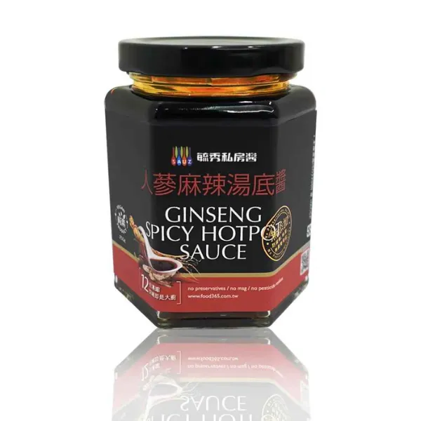 新北市農會真情食品館_毓秀私房醬-人蔘麻辣湯底醬(250g)