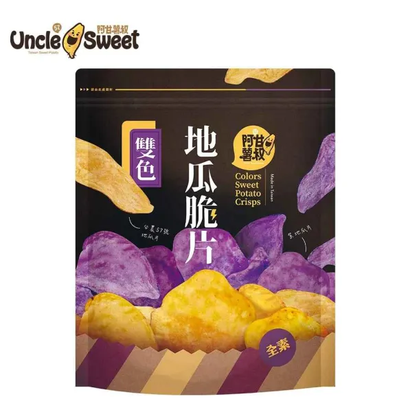 新北市農會真情食品館_阿甘薯叔-雙色地瓜脆片(全素)150g