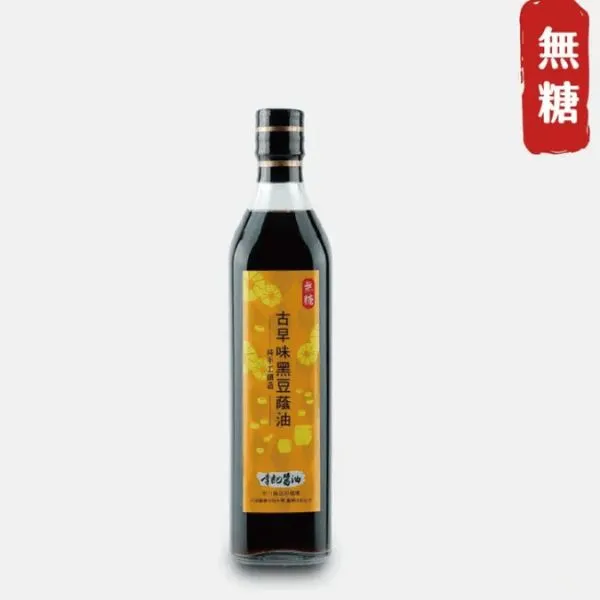 新北市農會真情食品館_李記古早味黑豆蔭油(500ML)★無糖