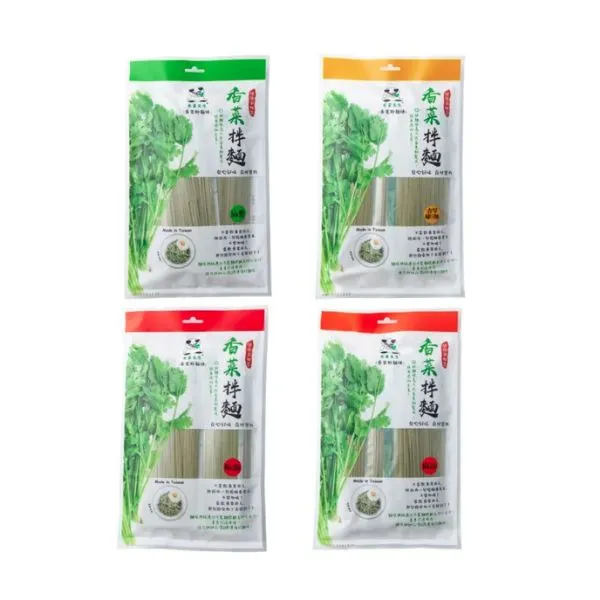 新北市農會真情食品館_【香菜先生】香菜拌麵(綠麵條) 乾拌麵(4入)