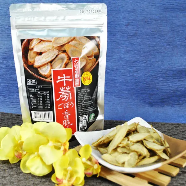 新北市農會真情食品館_牛蒡香脆片(原味/100g)