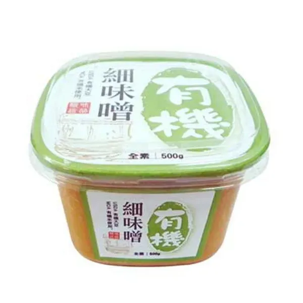 新北市農會真情食品館_有機細味噌(500g/盒)