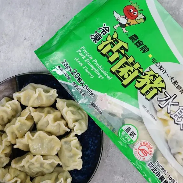 新北市農會真情食品館_農會牌水餃-嘉一香活菌豬韭菜水餃(20粒)★CAS★