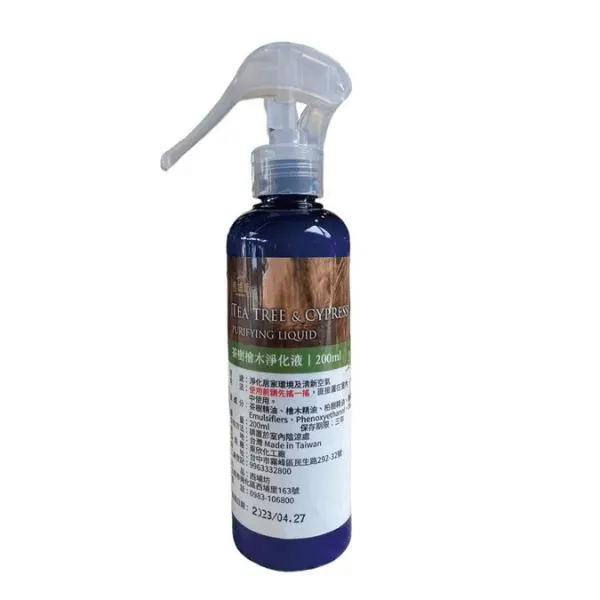 新北市農會真情食品館_【西埔坊】茶樹檜木淨化液200ml★居家清潔★