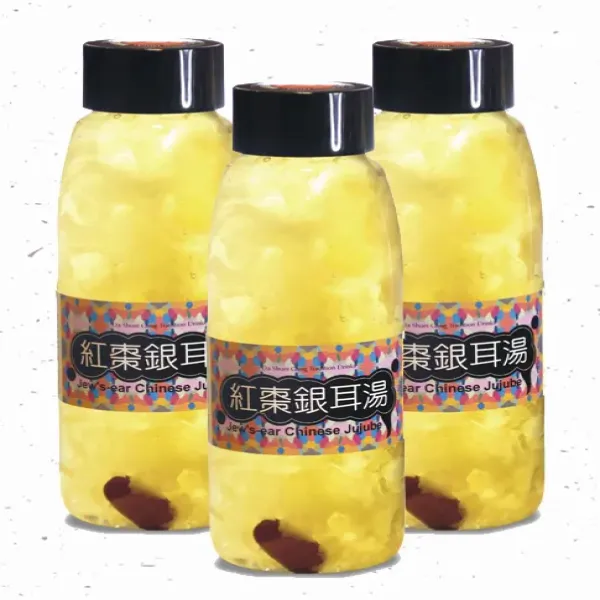 新北市農會真情食品館_大水缸紅棗銀耳湯3罐