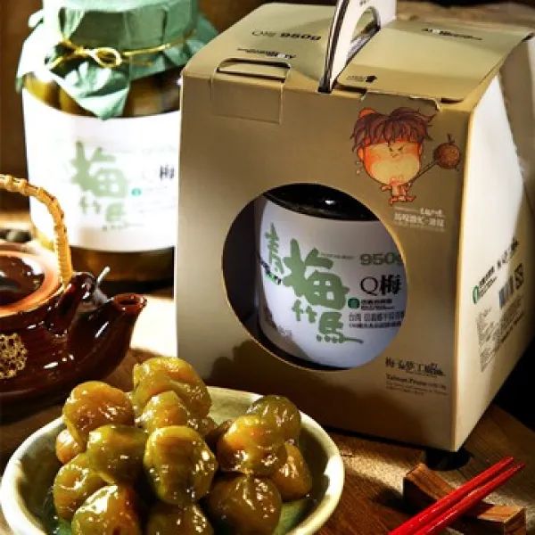 新北市農會真情食品館_青梅竹馬-紫蘇梅(500g)