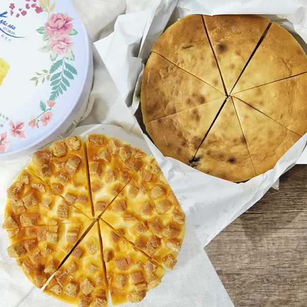 新北市農會真情食品館_花mama烘焙坊-團購熱銷A組(蘭姆葡萄+乳酪二次方/500GX2入)★團購人氣商品