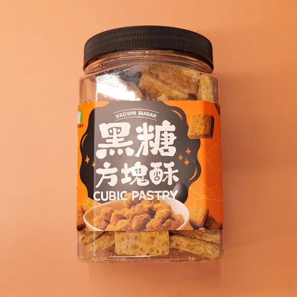 新北市農會真情食品館_寶山鄉農會-黑糖方塊酥(400g)