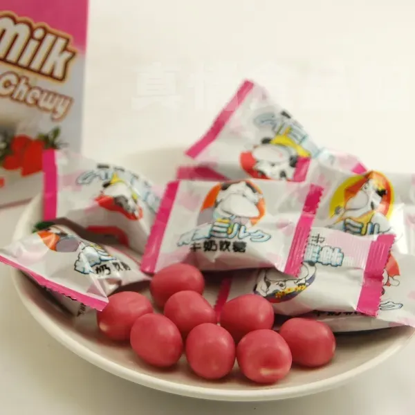 新北市農會真情食品館_百大精品柳營草莓牛奶軟糖