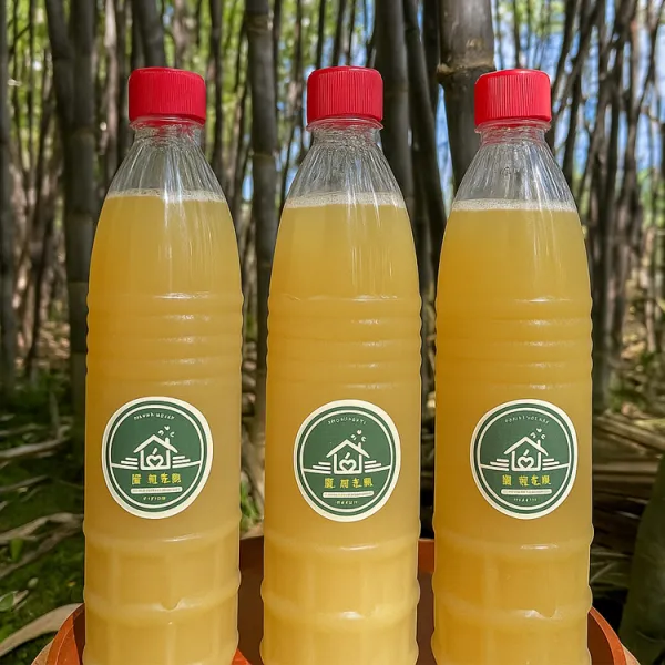 新北市農會真情食品館_【蔗° 辳家樂】甘蔗原汁(600mlx3瓶)★啃甘蔗-童年的回憶