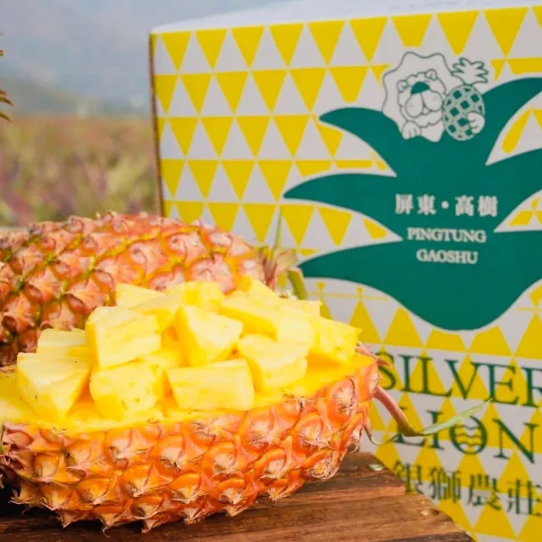 新北市農會真情食品館_銀獅金鑽鳳梨16.6台斤