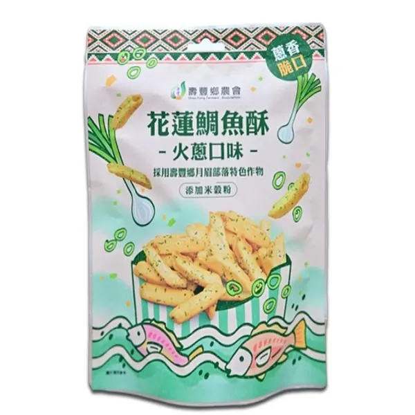 新北市農會真情食品館_壽豐農會-花蓮鯛魚酥(火蔥)45g