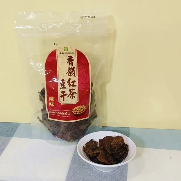 新北市農會真情食品館_坪林區農會-香韻紅茶豆干300g(辣味)