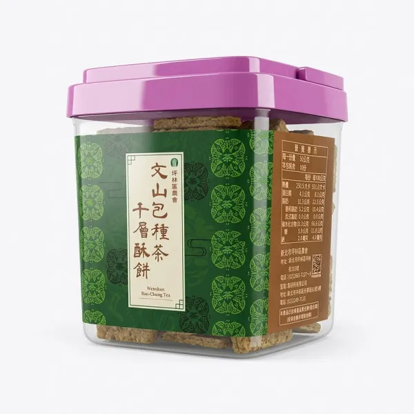 新北市農會真情食品館_坪林區農會-文山包種茶千層酥餅500g