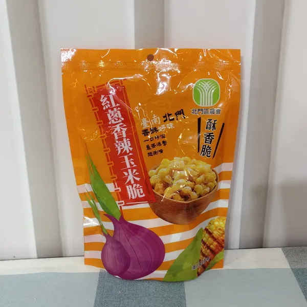 新北市農會真情食品館_紅蔥香辣玉米脆90g