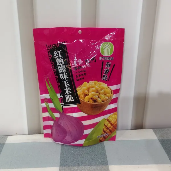 新北市農會真情食品館_紅蔥鹽味玉米脆90g