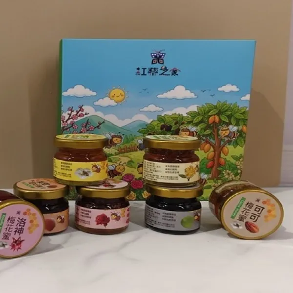 新北市農會真情食品館_紅藜之家-甜原蜜語禮盒(9小罐入)