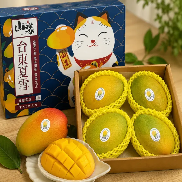 新北市農會真情食品館_台東夏雪芒果禮盒2.5公斤★產銷履歷★