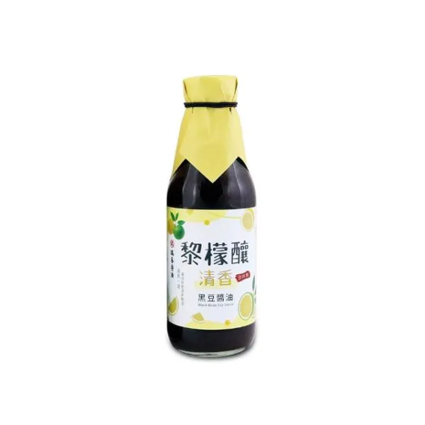 新北市農會真情食品館_瑞春-黎檬釀清香黑豆醬油250ml