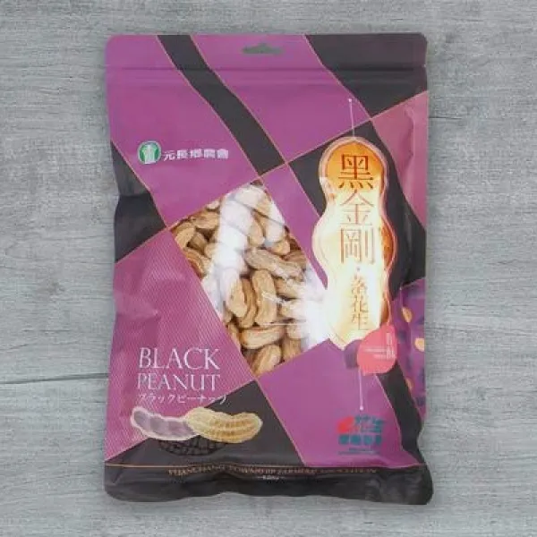 新北市農會真情食品館_(買5送1)元長鄉農會-夾鏈包香酥黑金剛落花生420g